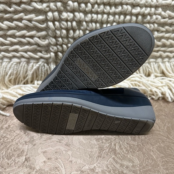 Vionic Navy Wedge Shoes - Picture 2 of 8